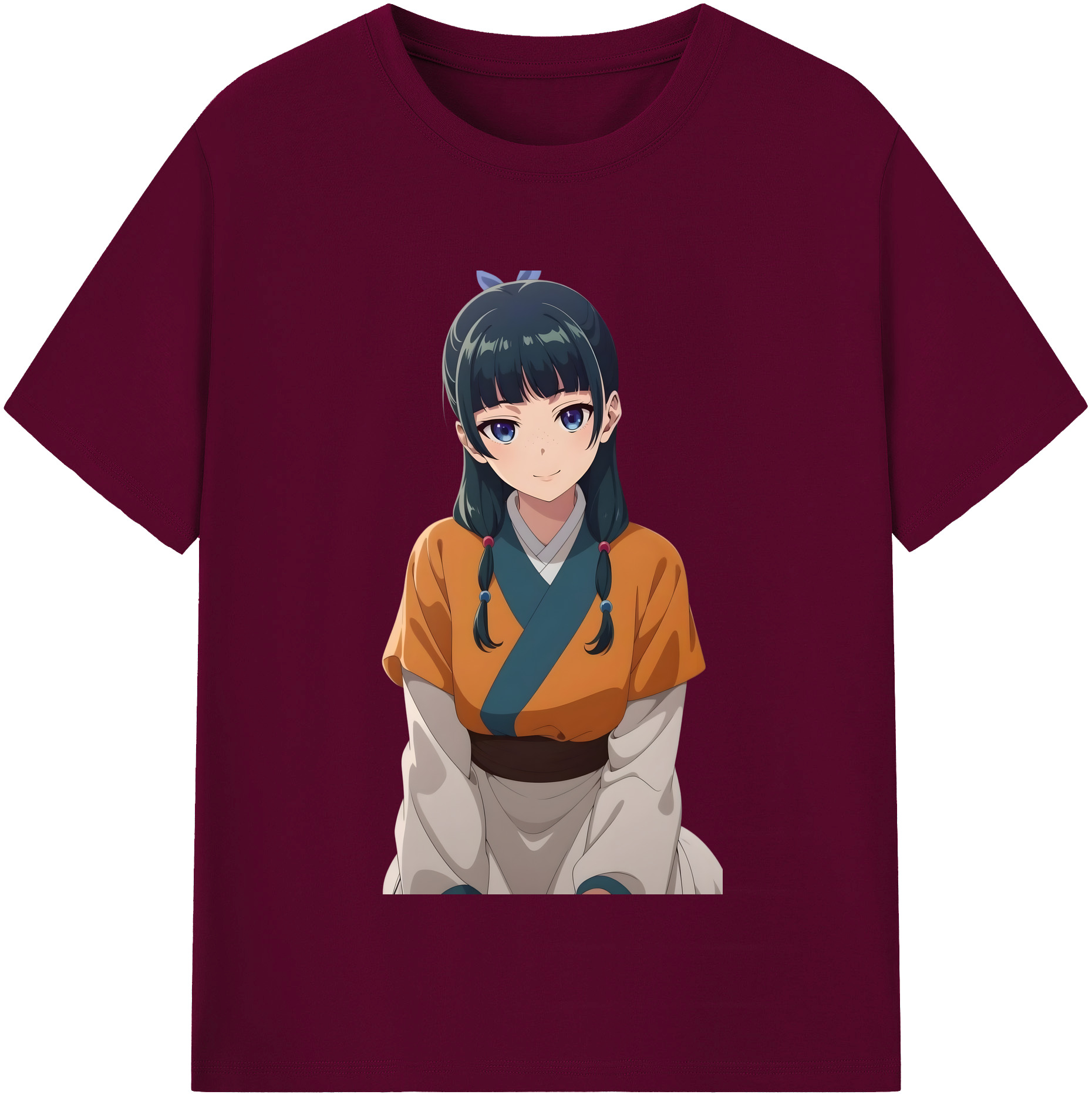 （画像用） 薬屋のひとりごと The Apothecary Diaries レディースカジュアルプリントTシャツ（綿100％）